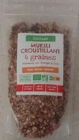 Mängden socker i Muesli Croustillant 4 graines