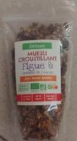 Mängden socker i Muesli Croustillant Figue & Graines de Courge