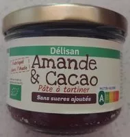 Mängden socker i Pâte à tartiner Amande & Cacao