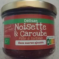Mängden socker i Pâte à tartiner Noisette & Caroube