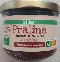 Mängden socker i Praliné Amande & Noisette à tartiner