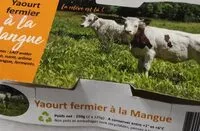 Mängden socker i Yaourt fermier à la mangue