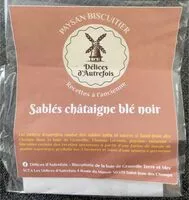 Mängden socker i Sablés châtaigne blé noir