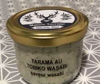 Mängden socker i Tarama au tobiko wasabi