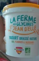 Mängden socker i Yaourt brasse nature bio fermier et normand
