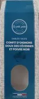 Mängden socker i Sablés salés Confit D'oignons doux des Cévennes et Poivre Noir