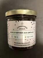 Mängden socker i Pâte à tartiner aux lentilles