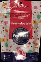 Mängden socker i Framboise lyophilisées