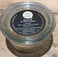 Mängden socker i Rillette de truite de Banka