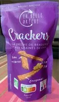 Mängden socker i Crackers salés à la drêche de brasserie et aux graines de chia
