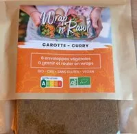 Mängden socker i Wrap Carotte curry