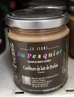 Mängden socker i Confiture de lait de brebis