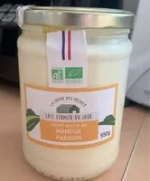Mängden socker i Yaourt brassé bio mangue passion
