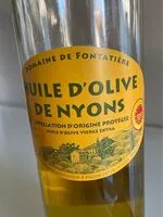 Mängden socker i Huile d'olive de Nyons