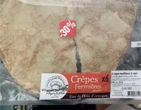 Mängden socker i Crepes fermieres