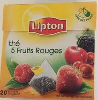 Mängden socker i Thé 5 fruits rouge