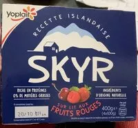 Mängden socker i SKYR fruits rouges