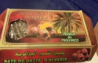 Mängden socker i Pâte de datte d'Algérie