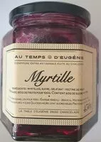 Mängden socker i confiture myrtille