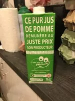 Mängden socker i Pur jus de pomme