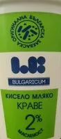 Mängden socker i Кисело краве млѣко 2%