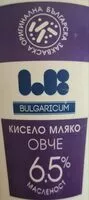 Mängden socker i Кисело овче мляко 6.5%