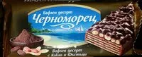 Mängden socker i Вафлен десерт Черноморец с какао и фъстъци