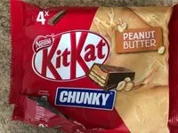 Mängden socker i KITKAT CHUNKY Peanut Butter 168g