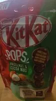 Mängden socker i Kitkat pops hazelnut and cocoa nibs