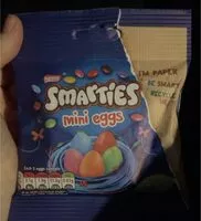 Mängden socker i smarties mini eggs