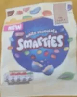 Mängden socker i White chocolate smarties
