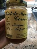 Mängden socker i Miel de Montagne Corse Maquis de printemps