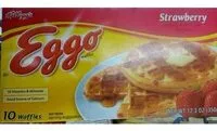 Mängden socker i Eggo Waffles, Strawberry