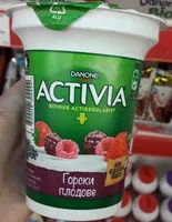 Mängden socker i Activia горски плодове