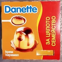 Mängden socker i Крем карамел danette