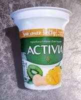 Mängden socker i АКТИВИЯ КИВИ, МАНГО И БАНАН