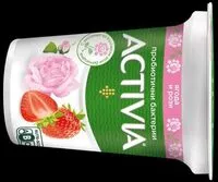 Mängden socker i Activia Strawberry & Rose