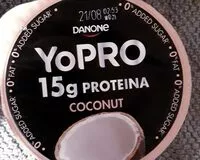 Mängden socker i Йогурт Danone YoPRO Кокос