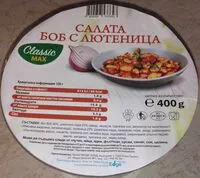 Mängden socker i Салата боб с лютеница