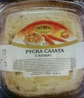 Mängden socker i Руска салата с колбас