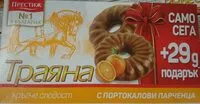 Mängden socker i Бисквити Траяна Портокал