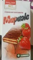 Mängden socker i Мираж със сладко от ягоди