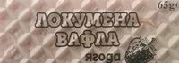 Mängden socker i Локумена вафла с аромат на ягоди