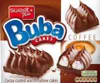 Mängden socker i Marshmallow cakes with coffee creme and cocoa-milk coating