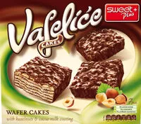 Mängden socker i VAFELIĆE WITH HAZELNUTS