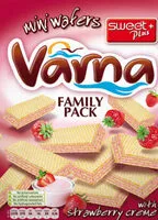 Mängden socker i Mini wafers with strawberry creme