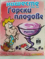 Mängden socker i Нишесте Горски плодове