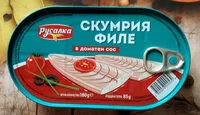 Скумрия филе в доматен сос