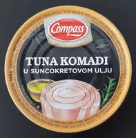 Mängden socker i Tuna komadi u suncokretovom ulju