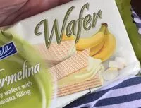 Mängden socker i Crispy wafers with banana filling